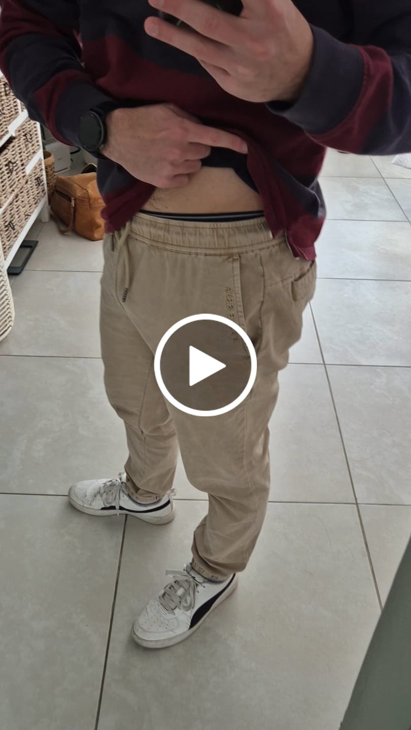 Customer video review of Iron Jogger Chino Stone