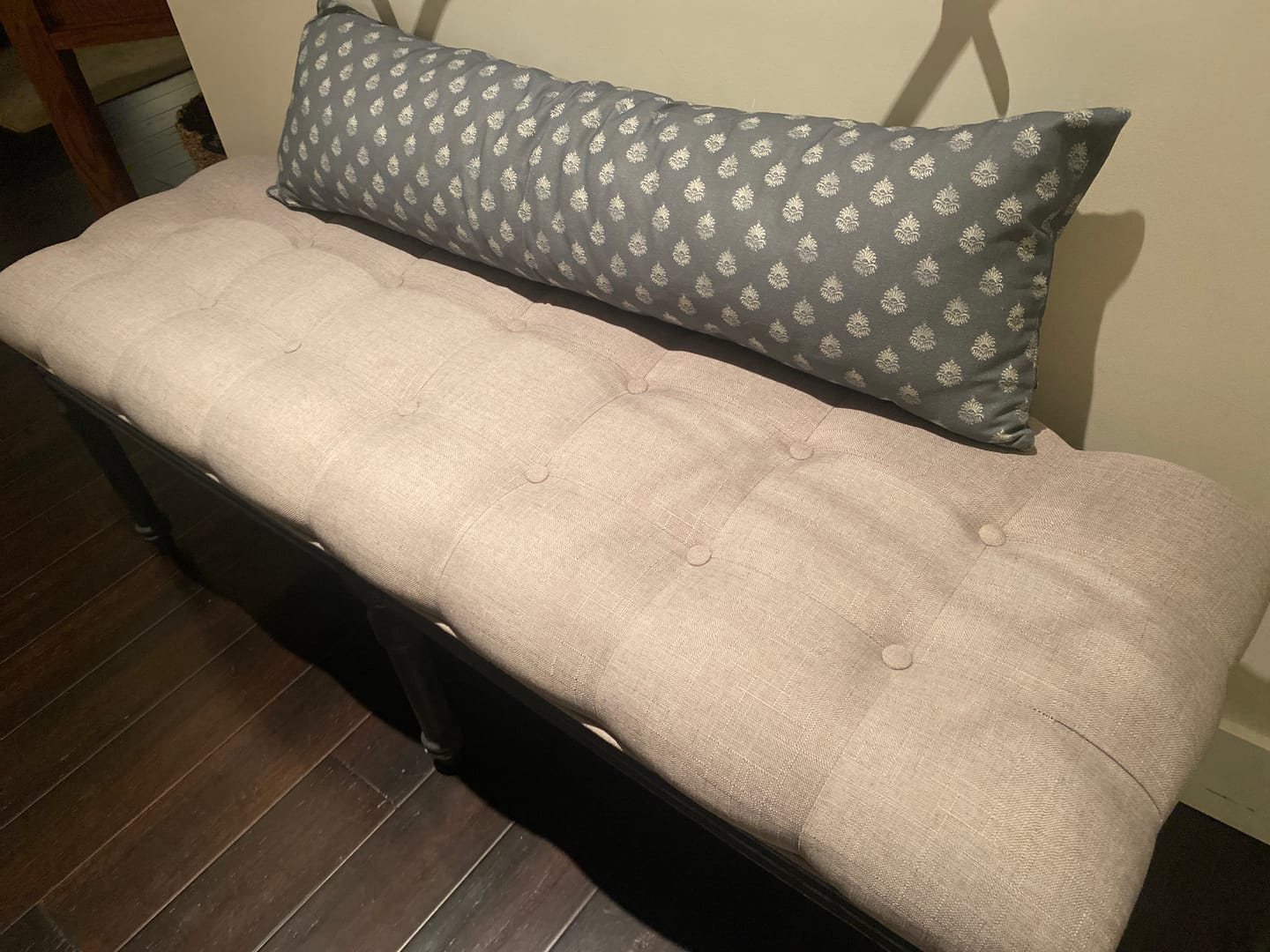 Customer photo review of Clay Vintage in Blue Lumbar - 12x20" | 12x40"
