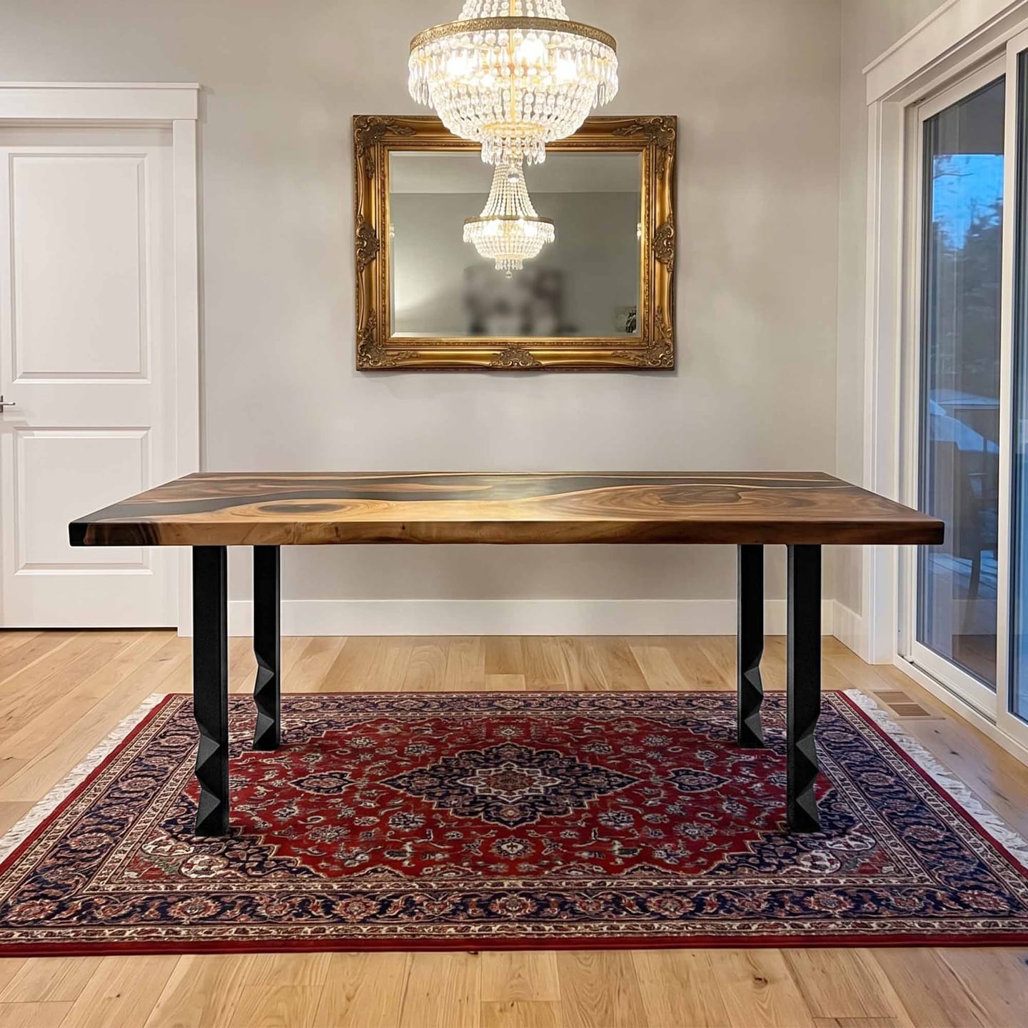 Customer photo review of Dining Table for Wooden Kitchen Furniture - 412 Pascal