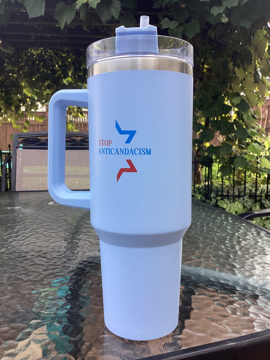 Customer photo review of Stop Anticandacism Cup