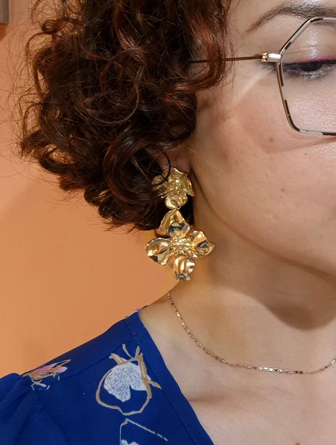 Customer photo review of Aretes Serendipia