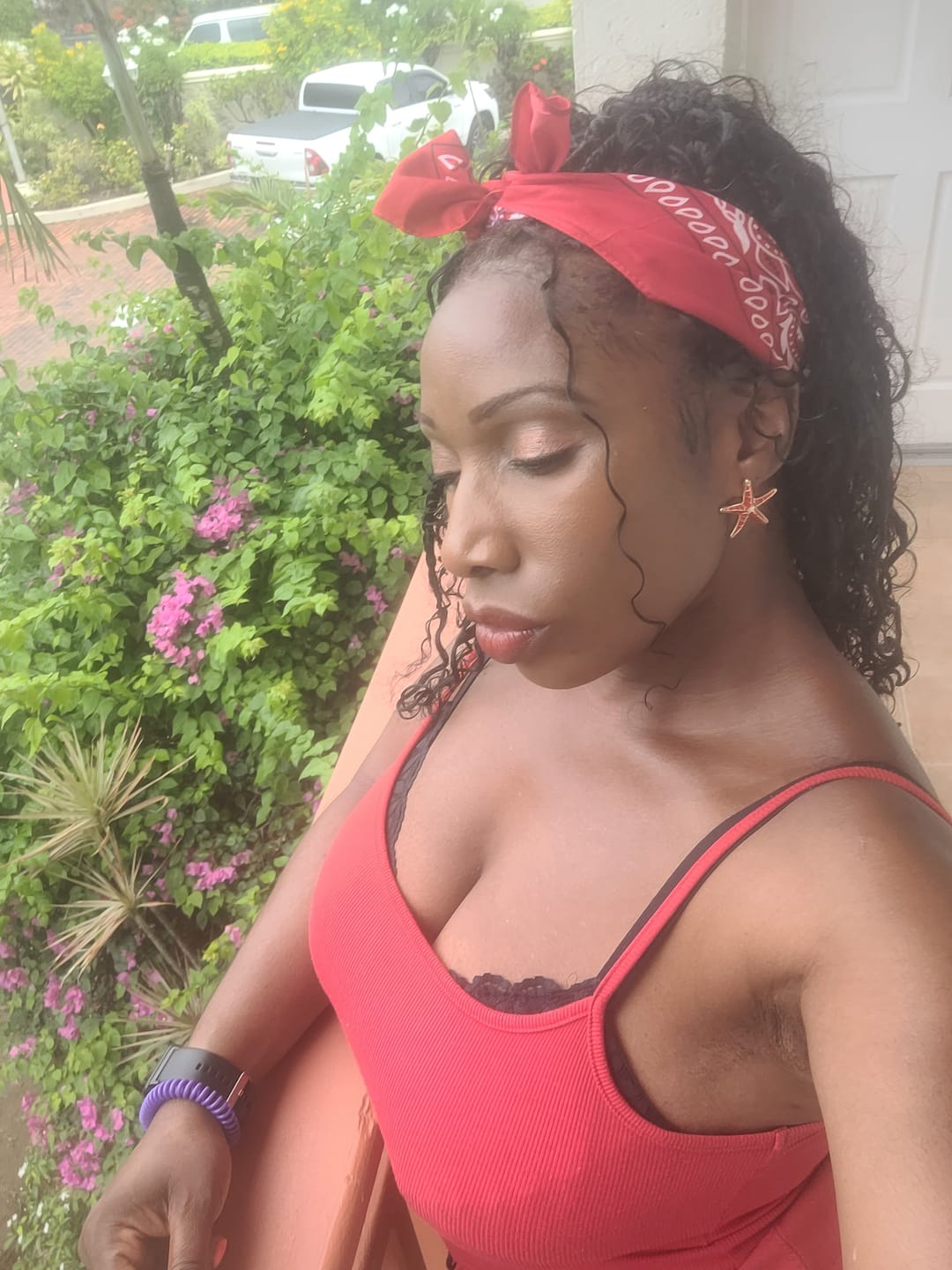 Customer photo review of Water Wave Bulk Hair Extensions for Boho Knotless Braiding