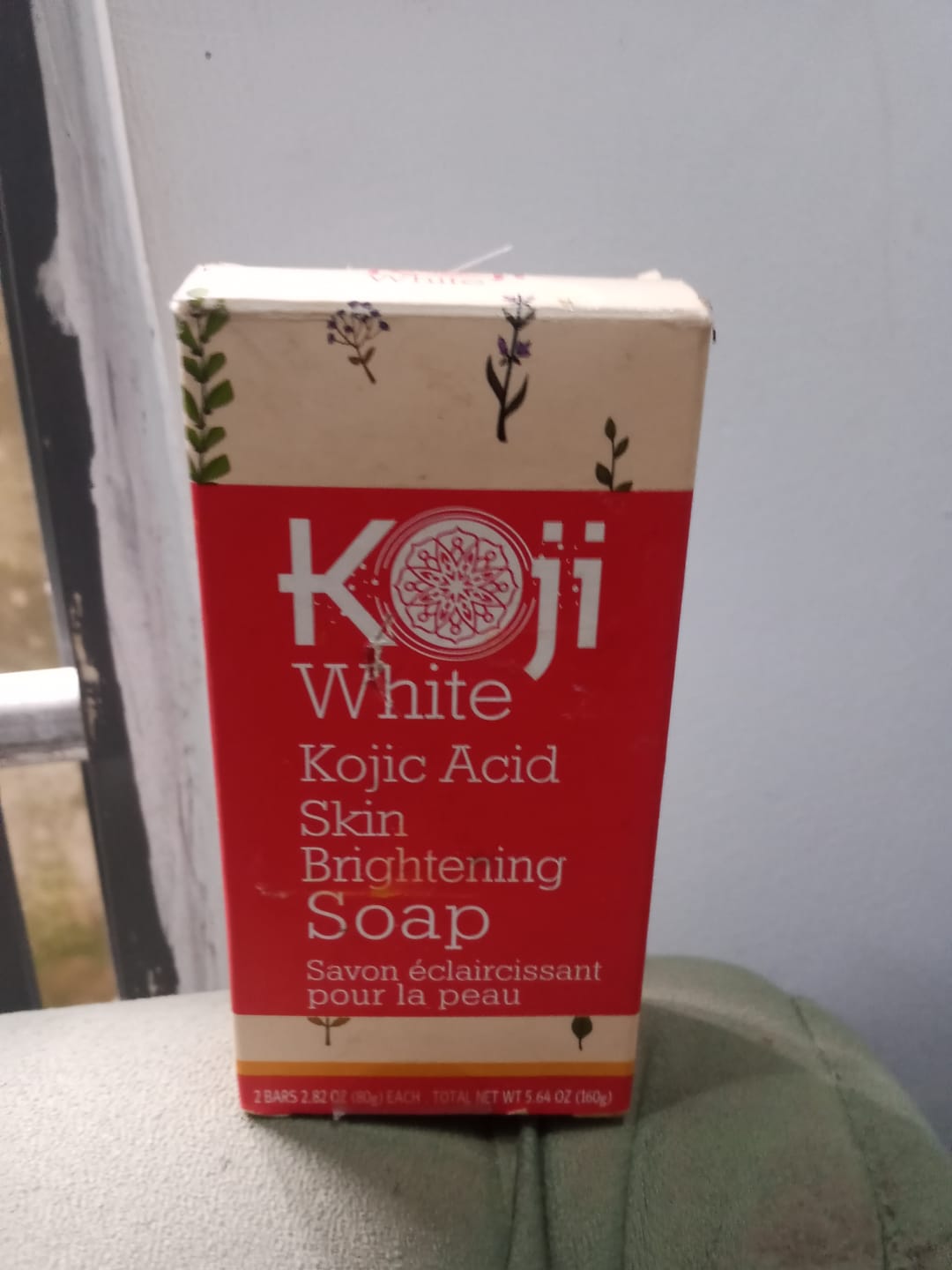 Customer photo review of Pure Kojic Acid Skin Brightening Soap (2 Bars)