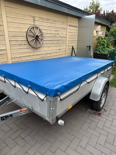 Customer photo review of Anhänger Flachplane 257,5 x 134,5 x 8 cm