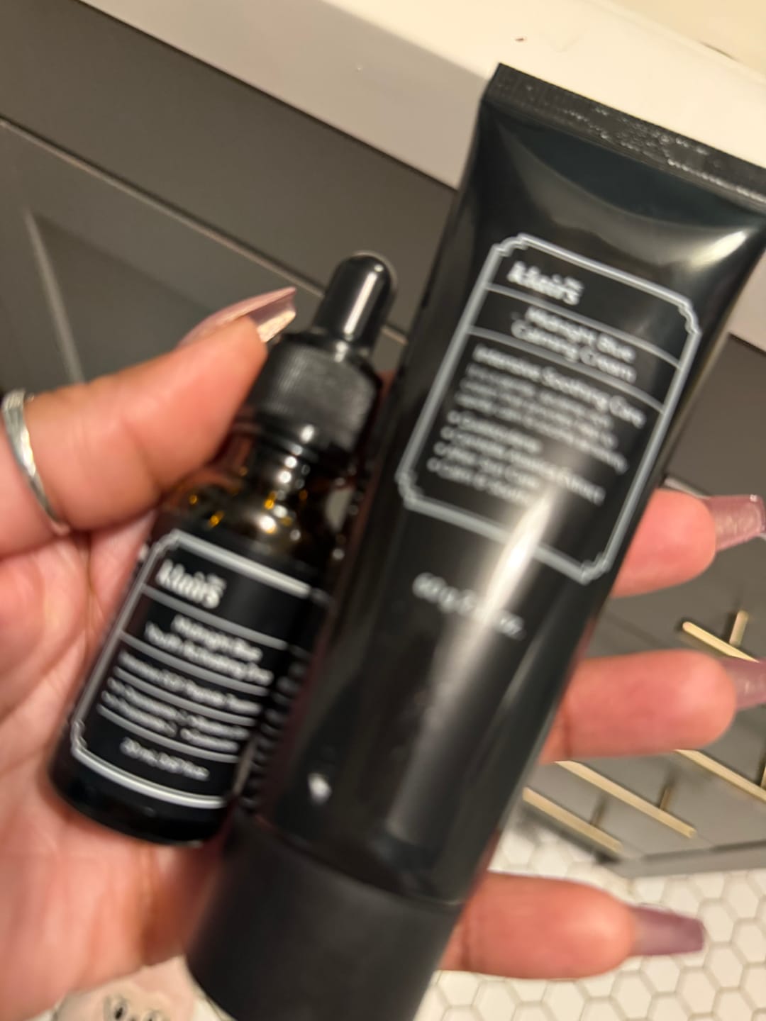 Customer photo review of Midnight Blue Barrier Kit (2.78 Fl Oz (Pack of 1))