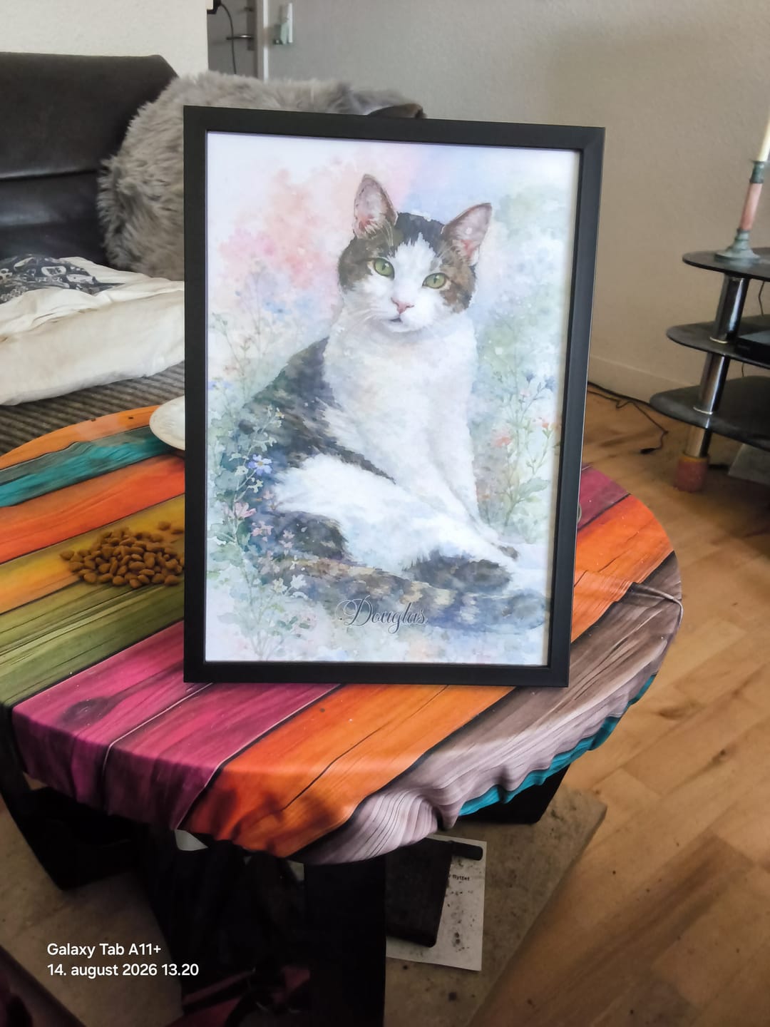 Customer photo review of Personalised Poster - Watercolour