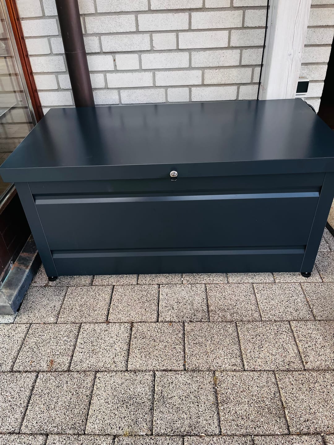 Customer photo review of Gartenzeit® Auflagenbox 360 Liter (120×58×58 cm)