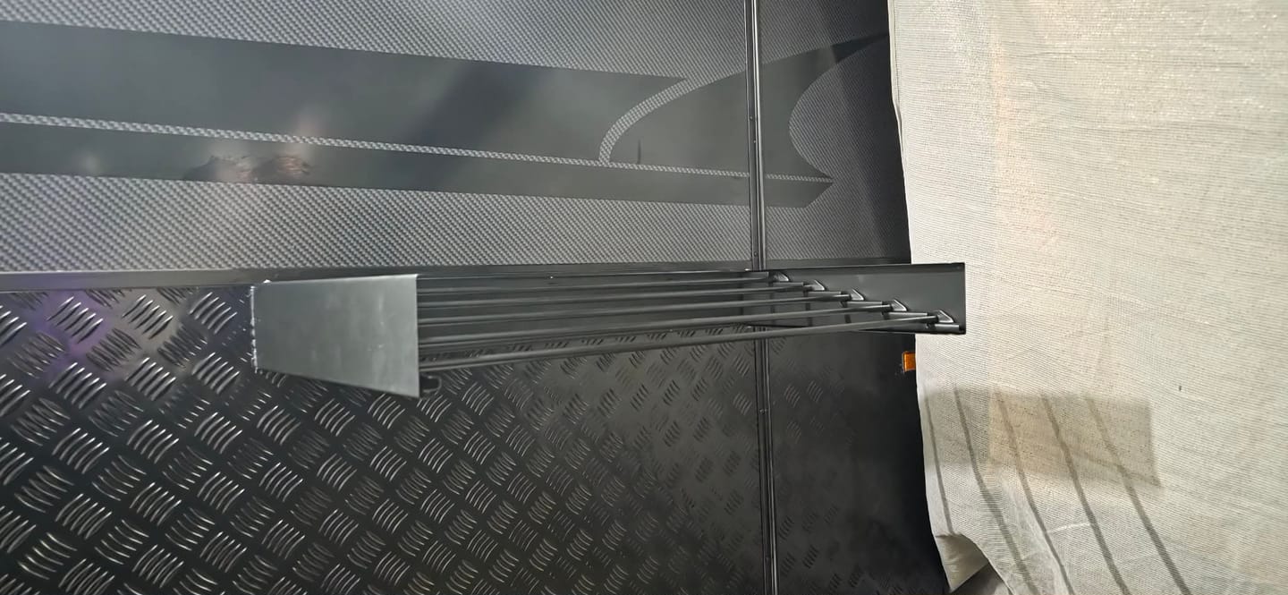 Customer photo review of Caravan Wall Mounted Drying Rack - Foldable Indoor and Outdoor