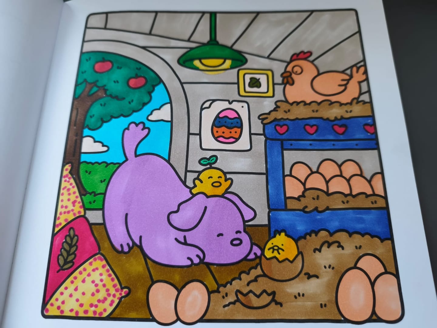 Customer photo review of Ohuhu Honolulu 120 Colors Dual Tips Alcohol Art Markers (New Color Codes)