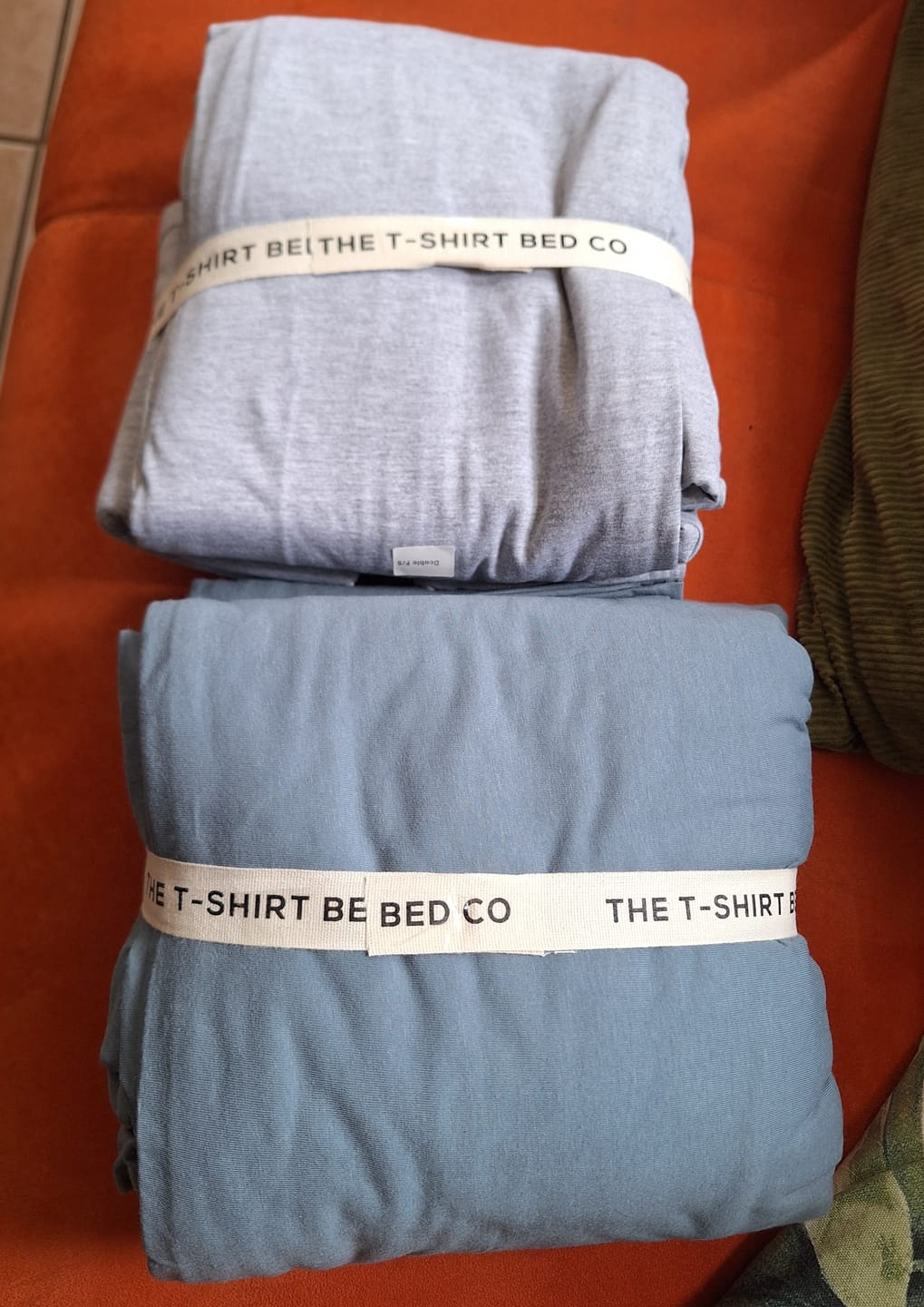 Customer photo review of Duvet Cover Set - Seafoam