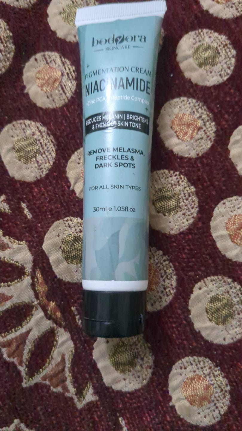 Customer photo review of Niacinamide Pigmentation Cream
