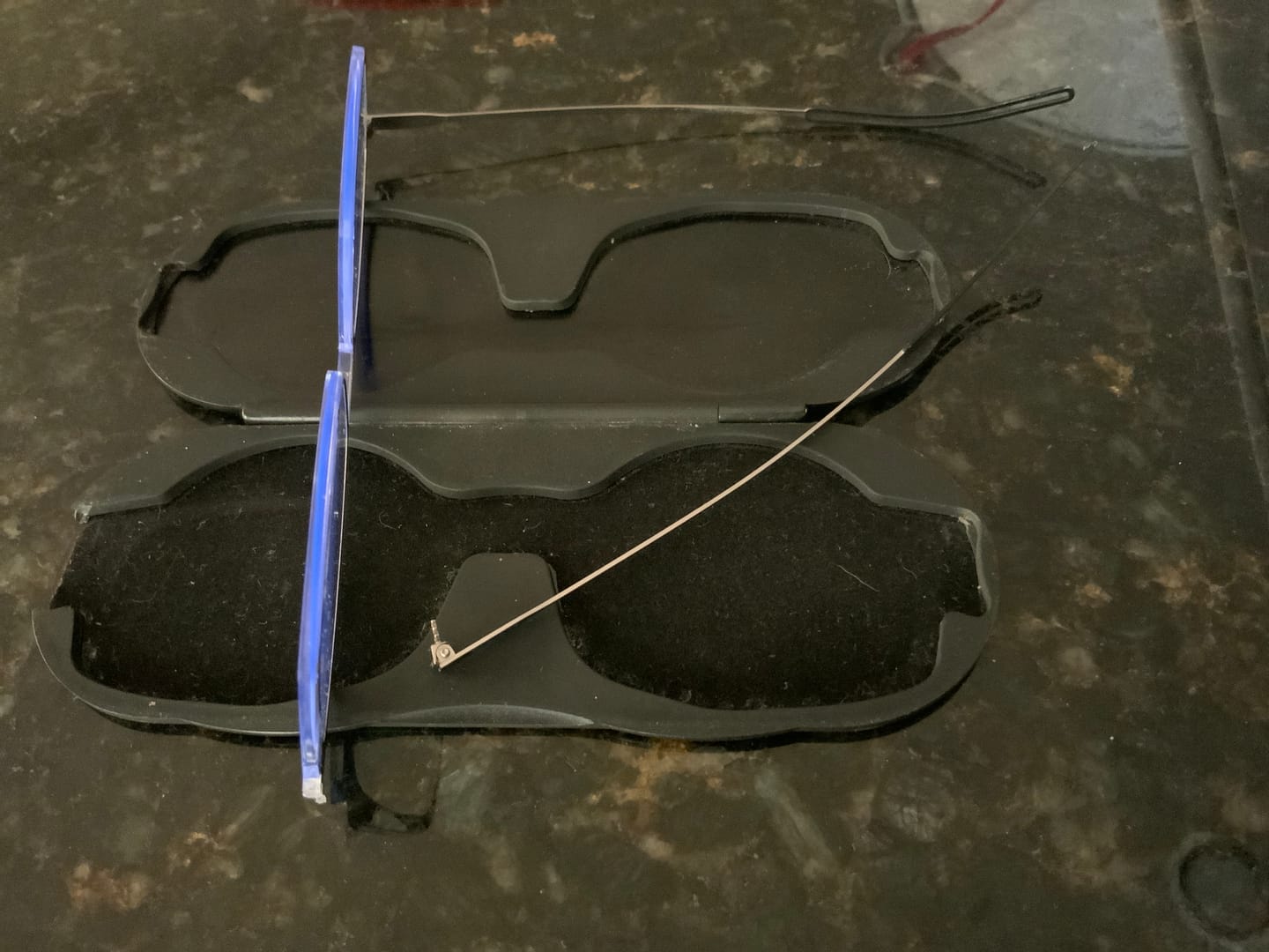 Customer photo review of Brooklyn Blue Light Blocker Glasses + Milano Case