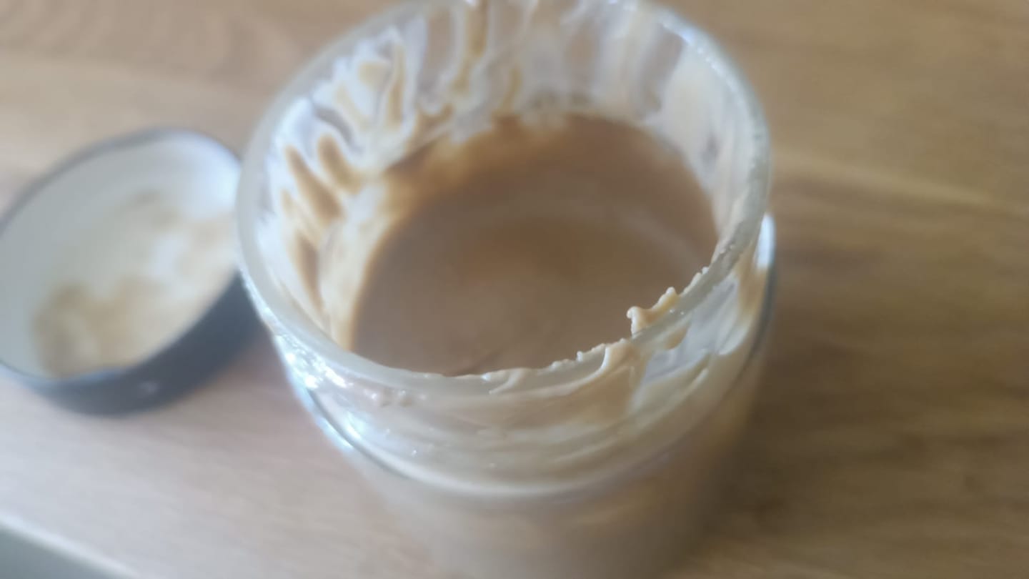 Customer photo review of Erdmandelmus Bio 250g