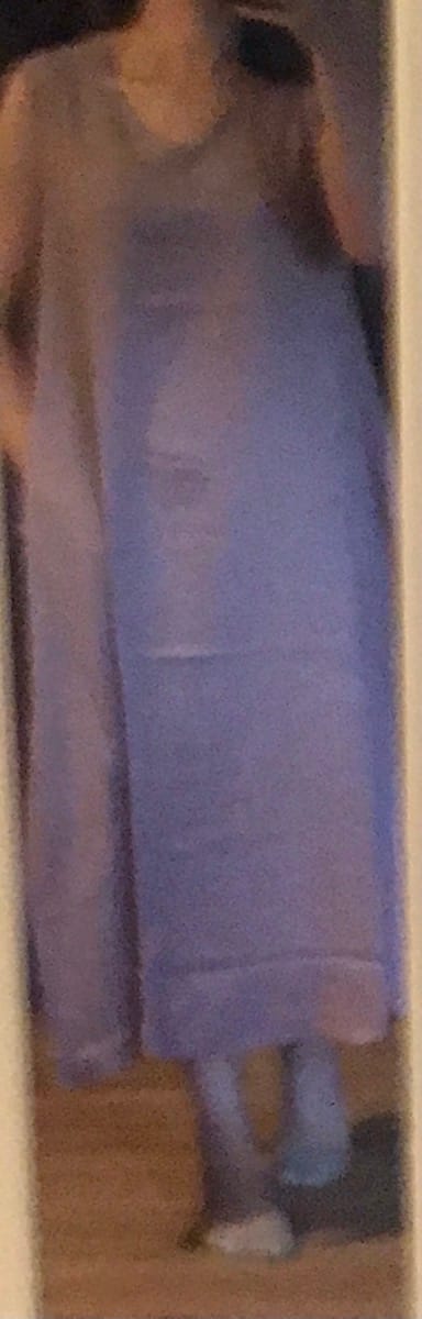 Customer photo review of Robe Longue Fluide à Col V