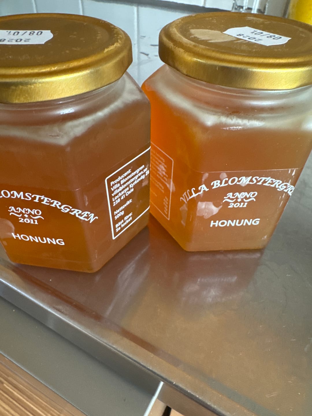 Customer photo review of Flytande honung 2 kg (4×500 g) – Svensk RAW honung