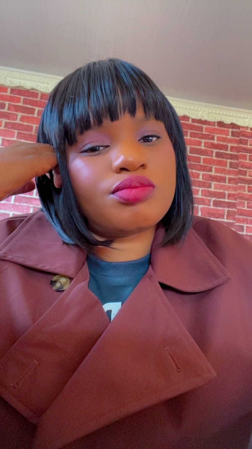 Customer photo review of Brazilian Fringe Bob - 8"