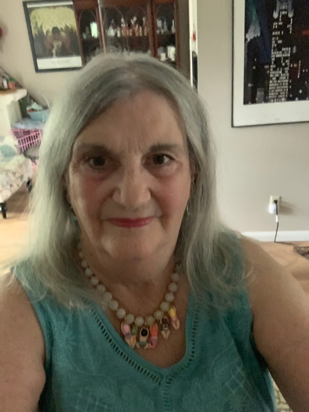 Customer photo review of Pool Party Necklace
