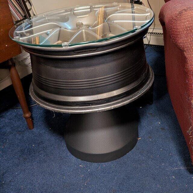 Customer photo review of Coffee Table for Handcrafted DIY Project, Modern Home Furniture - Flux Base