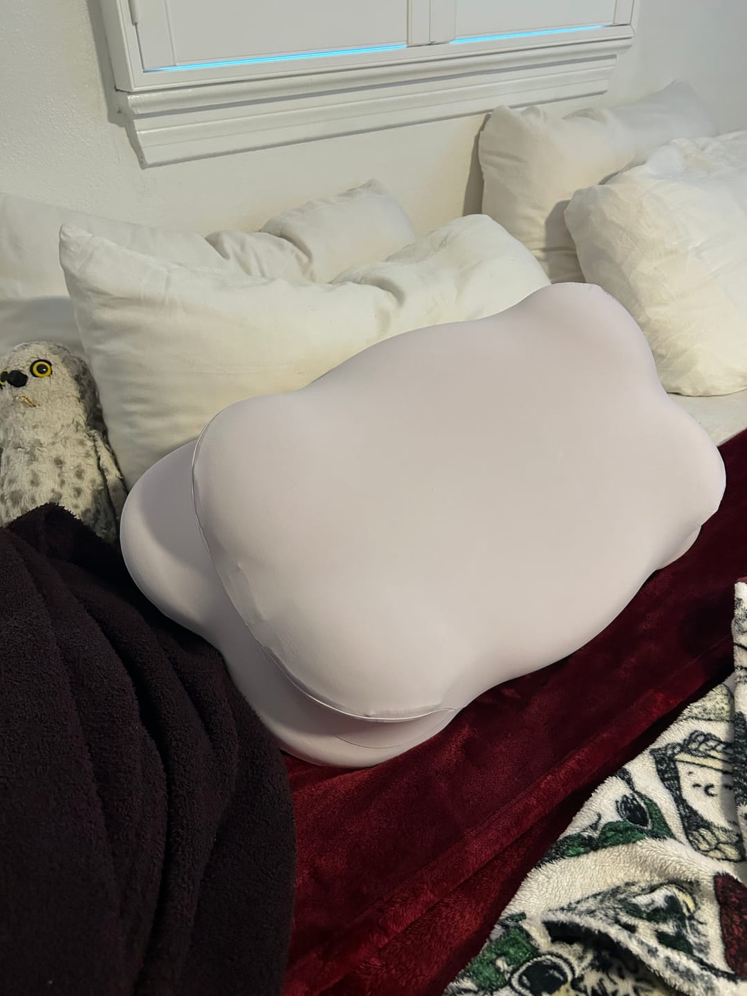 Customer photo review of CloudAlign™ Pillow