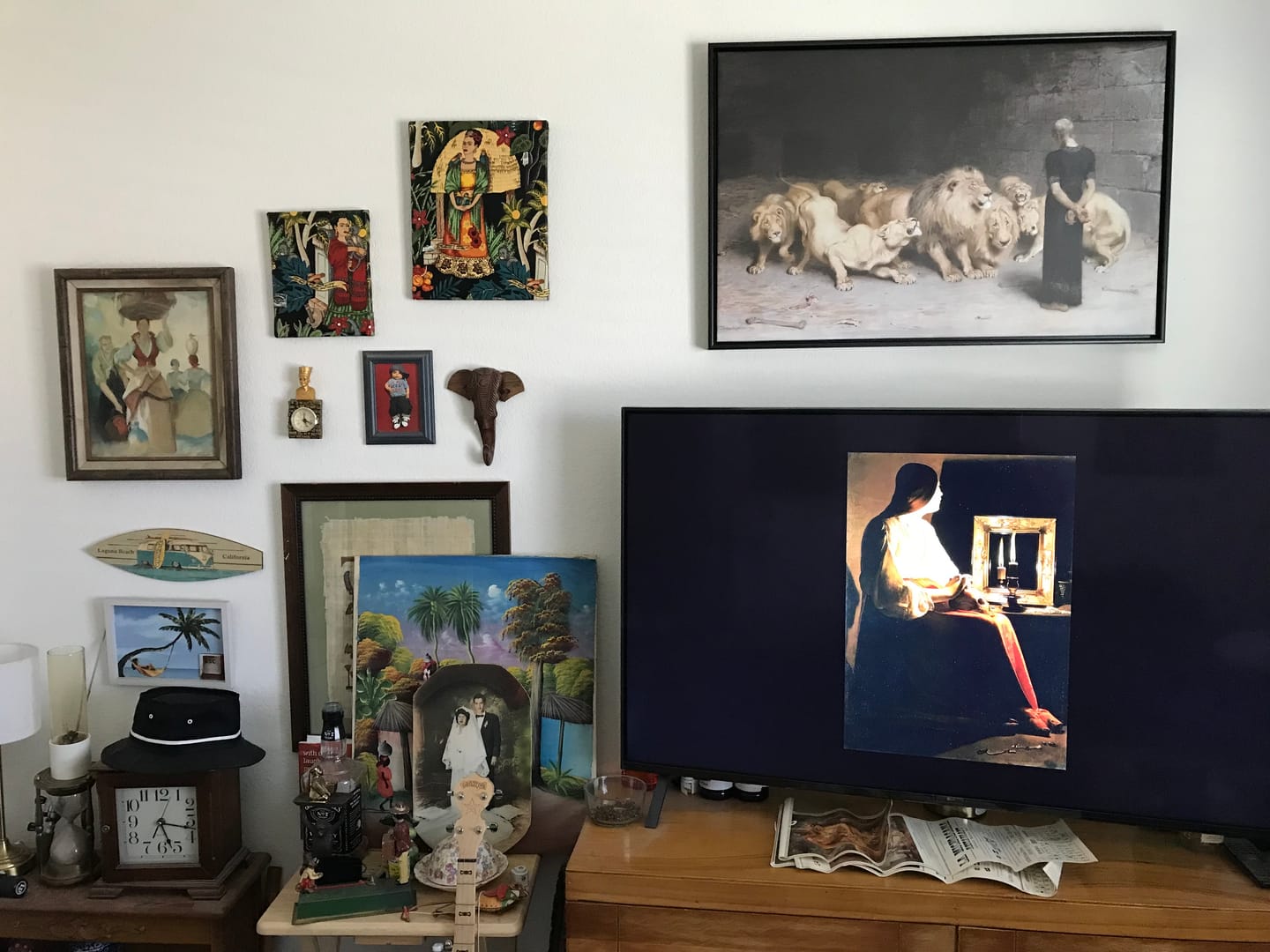 Customer photo review of Daniel in the Lion's Den | Briton Rivière | 1872