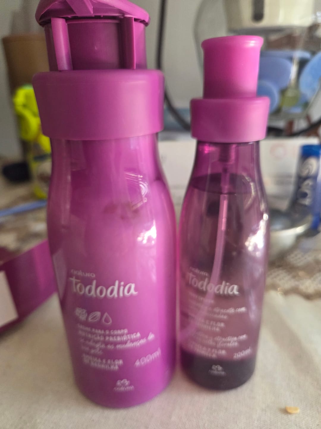 Customer photo review of Natura Todo Dia Women's Plum And Vanilla Blossom Body Moisturizing