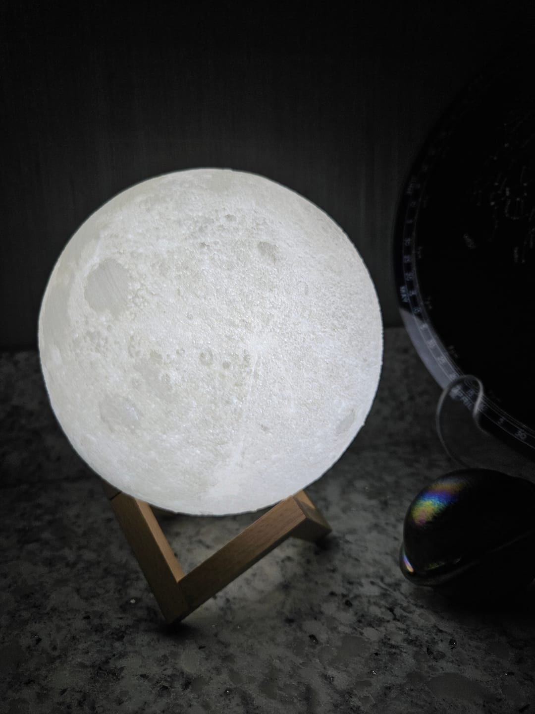 Customer photo review of The Original Moon Lamp
