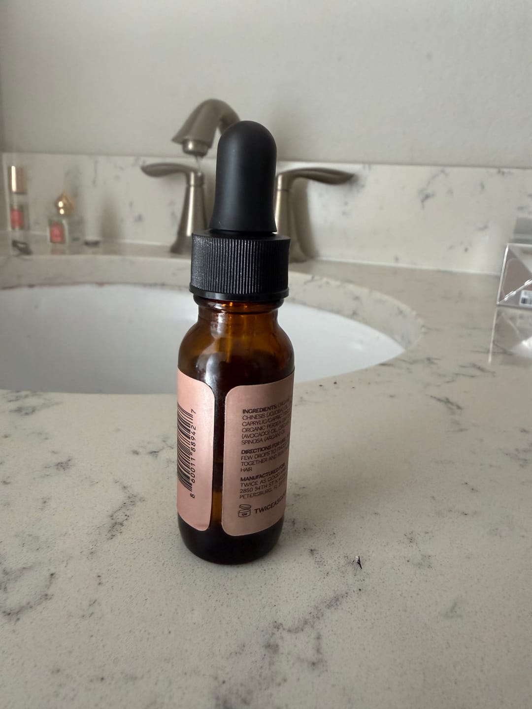 Customer photo review of Hair Lengthening Oil