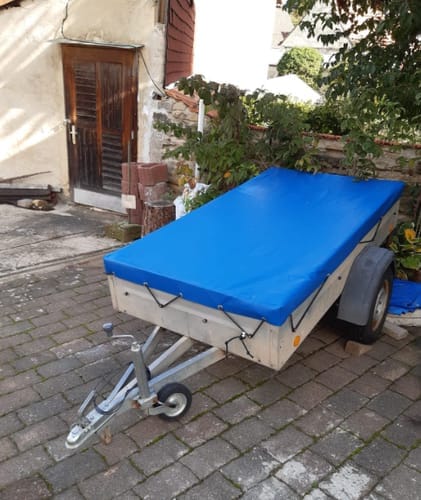 Customer photo review of Anhänger Flachplane 209 x 115 x 10 cm