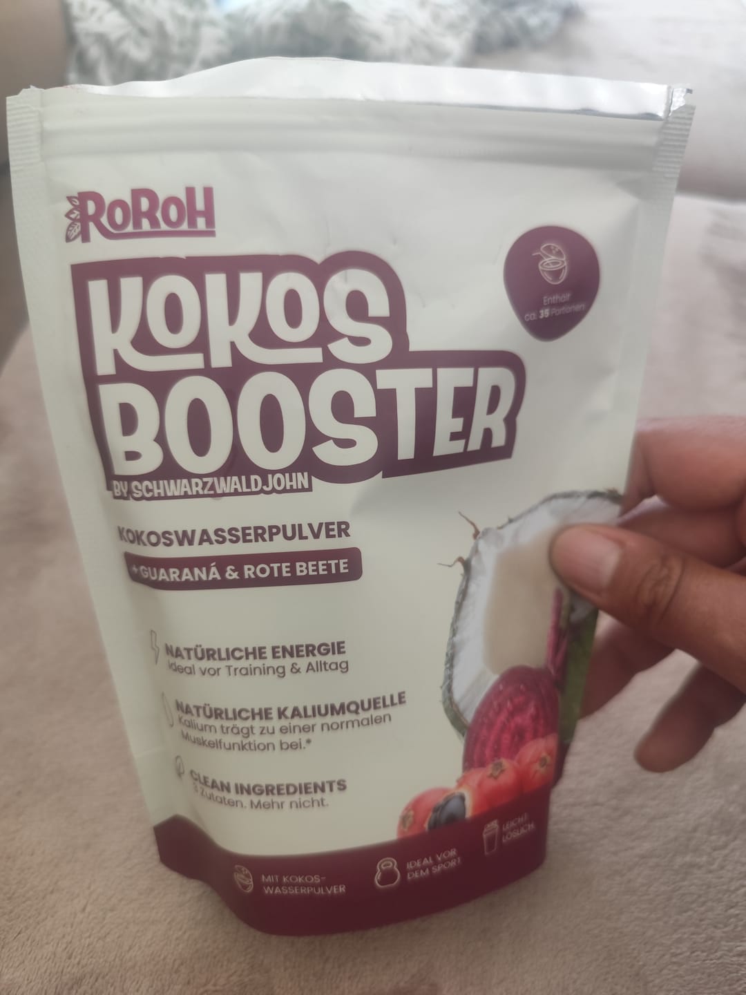 Customer photo review of Kokos Booster | 250 g
