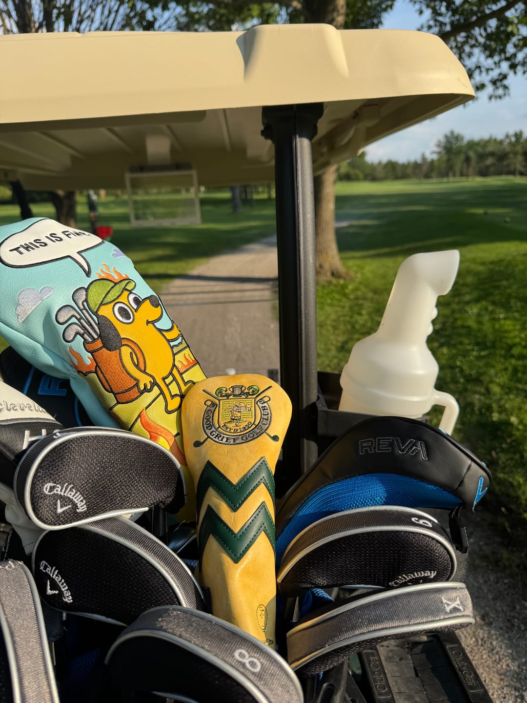 Customer photo review of Peanuts Clubhouse Headcover