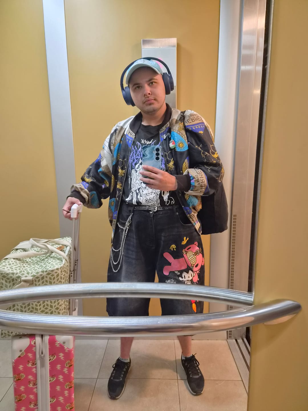 Customer photo review of Gloomy Bear x Astro Boy Denim Shorts [SHIPPING NOW]