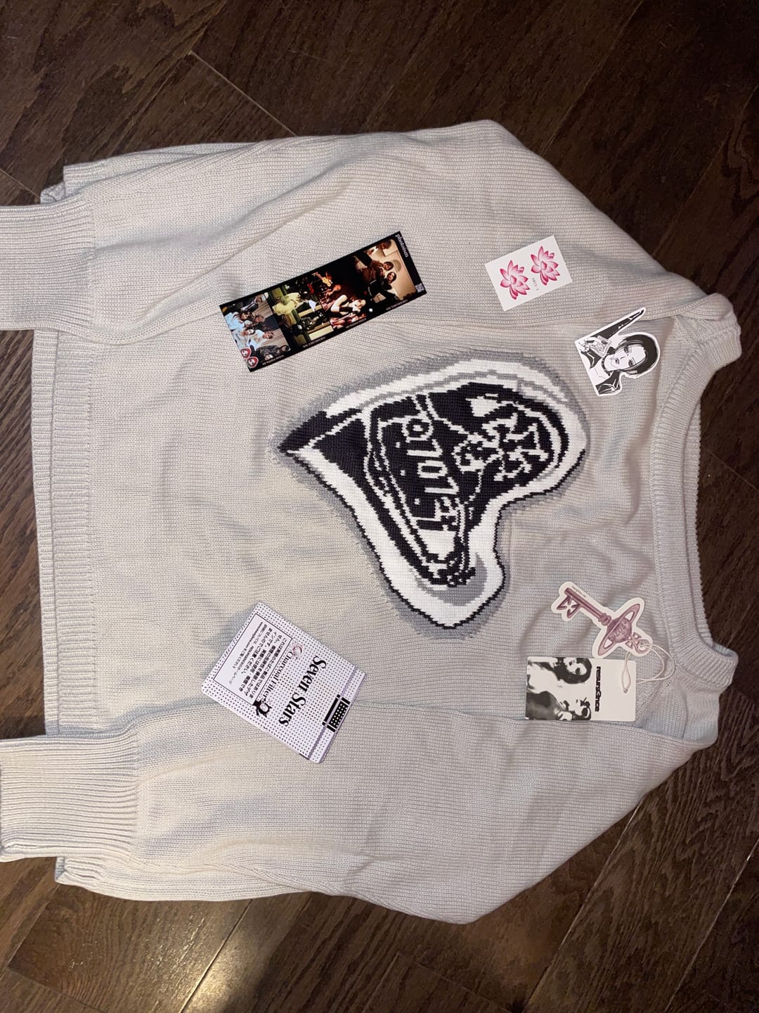 Customer photo review of 707 FLAME KNIT SWEATER