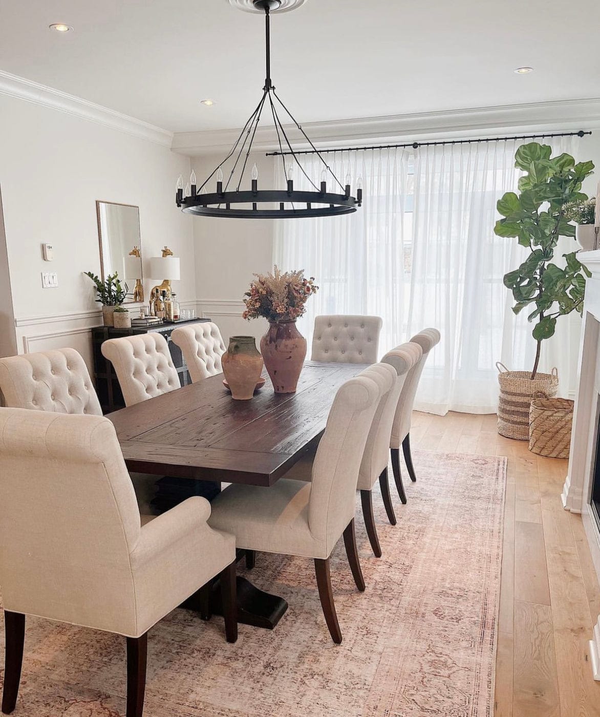 Customer photo review of Kamino Vintage Round Chandelier