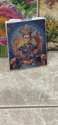 Customer photo review of Queen Ruth Bader Ginsburg (Diamond Painting)