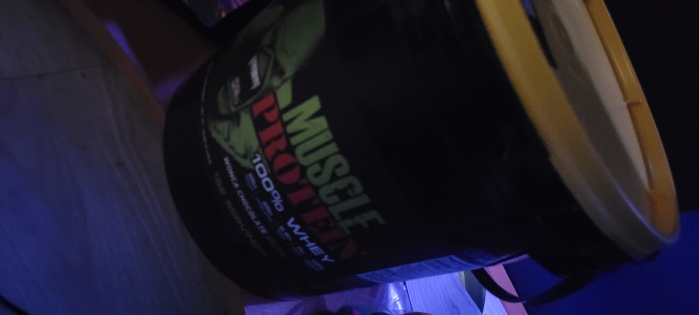 Customer photo review of Whey Protein Powder Bucket