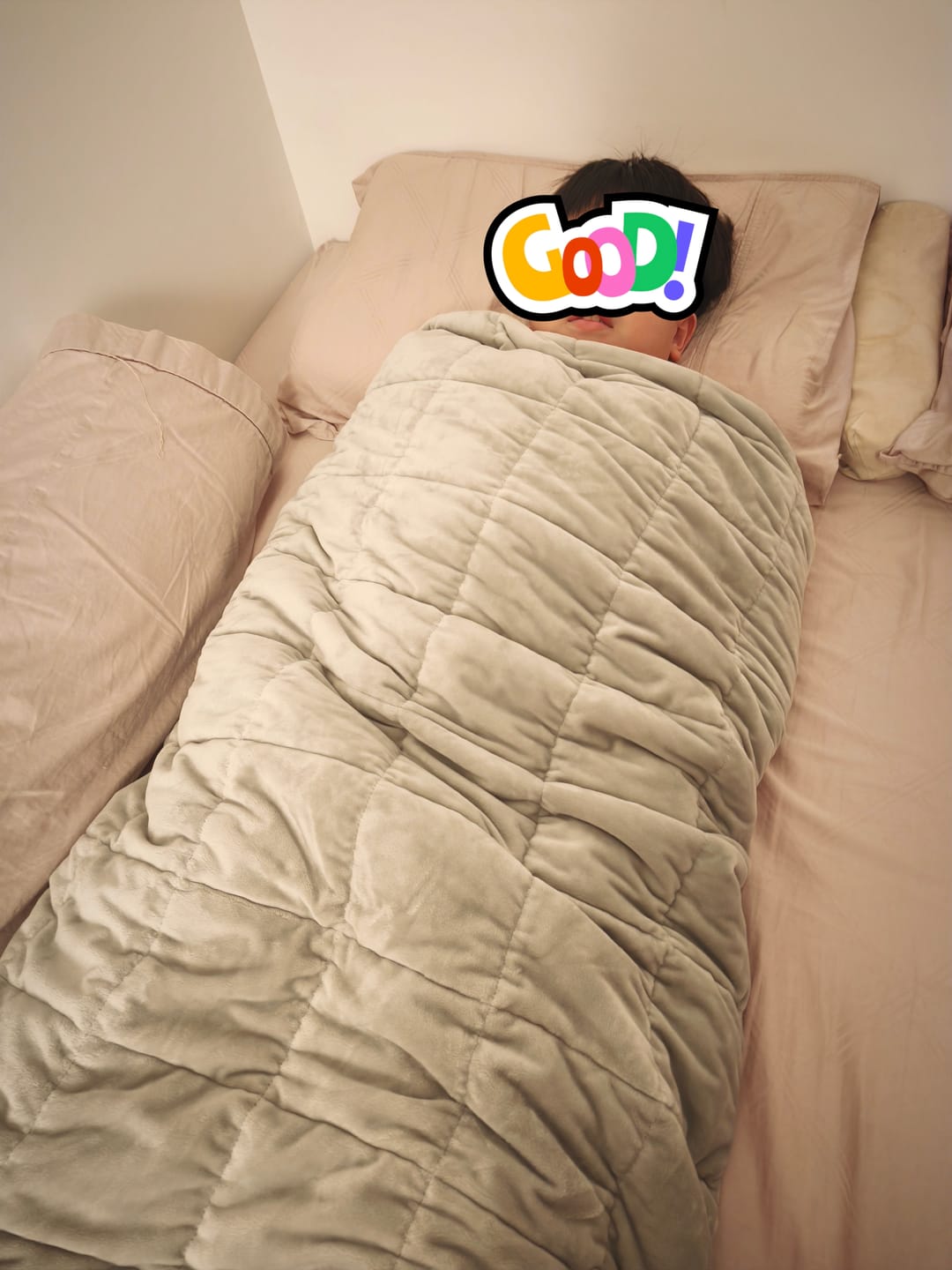 Customer photo review of Tidur Weighted Blankets