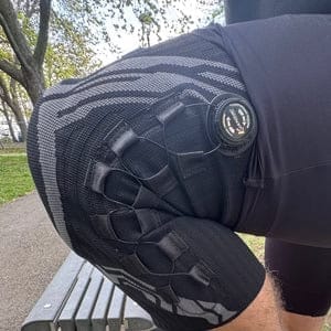 Customer photo review of SureStep™ Adjustable Knee Support Brace