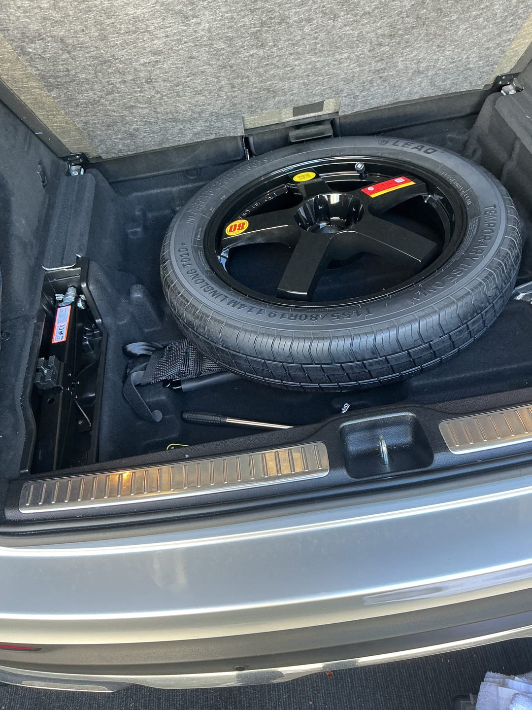 Customer photo review of Mercedes GLC Space Saver Spare Wheel Kit - HUB CENTRIC - Braumach Spare Wheel Kit All Models - 2013-2020