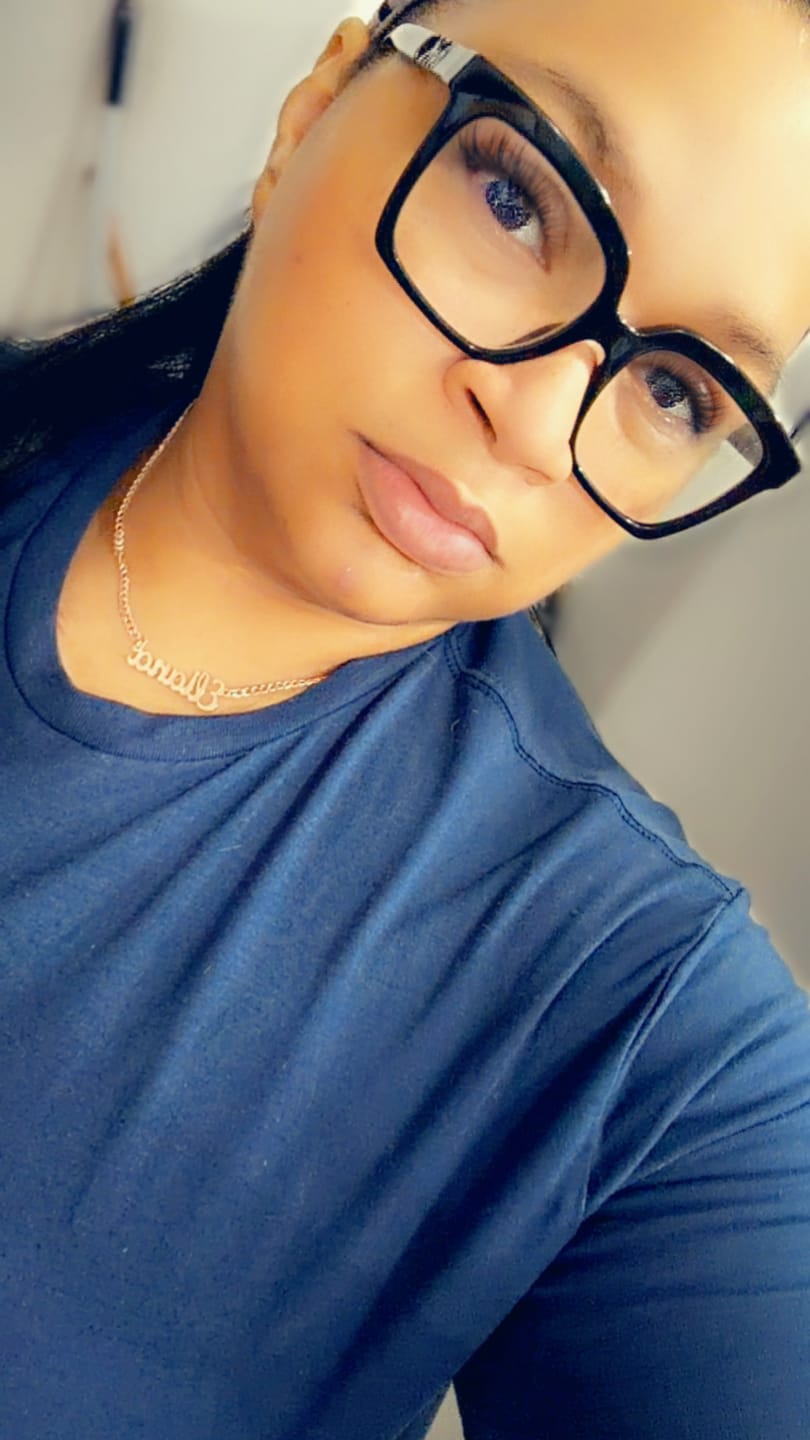 Customer photo review of Custom Name Necklace w/ Cuban Chain