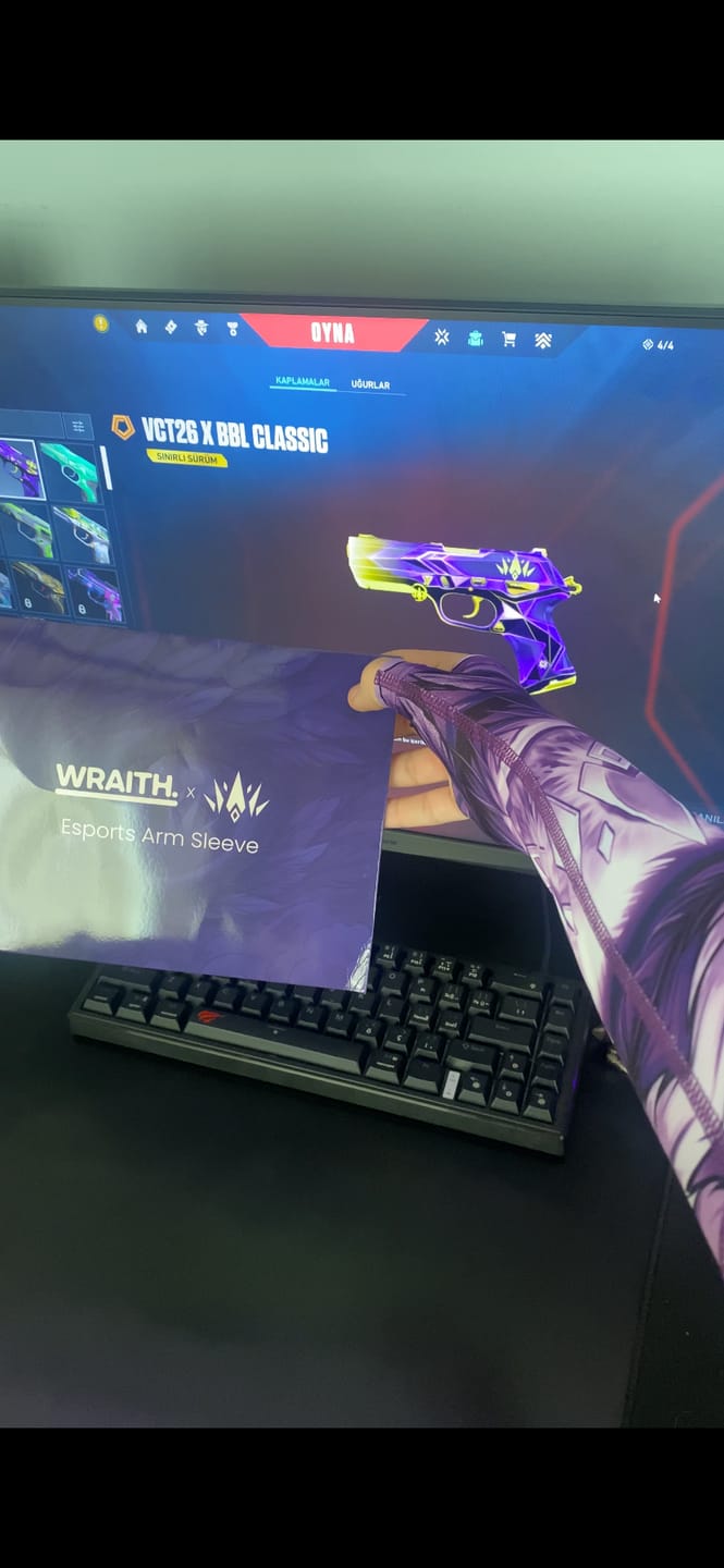 Customer photo review of Wraith Esports [BBL Edition] Arm Sleeve