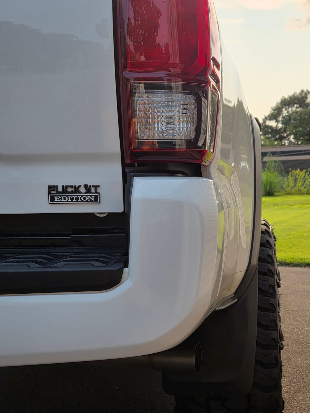 Customer photo review of 🚗🔥FUCK IT Edition Emblem | Car Decal Accessory