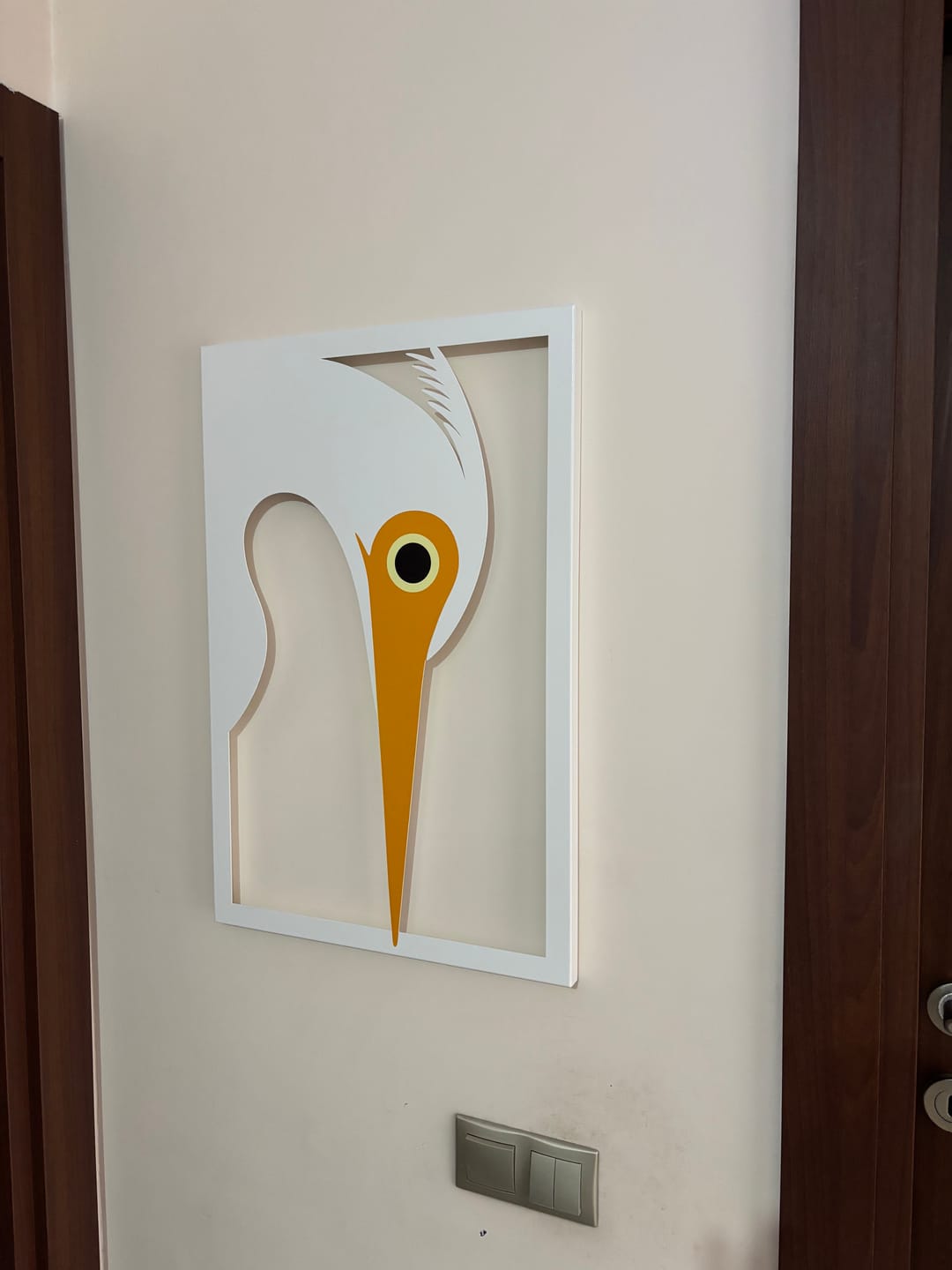 Customer photo review of Turna Kuşu Metal Tablo