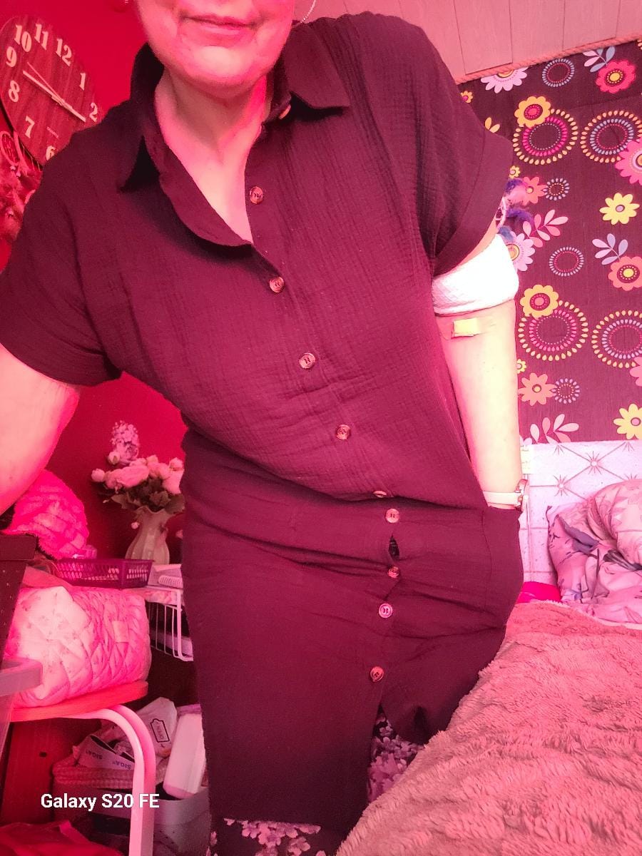 Customer photo review of Robe Chemise Fluide à Boutons
