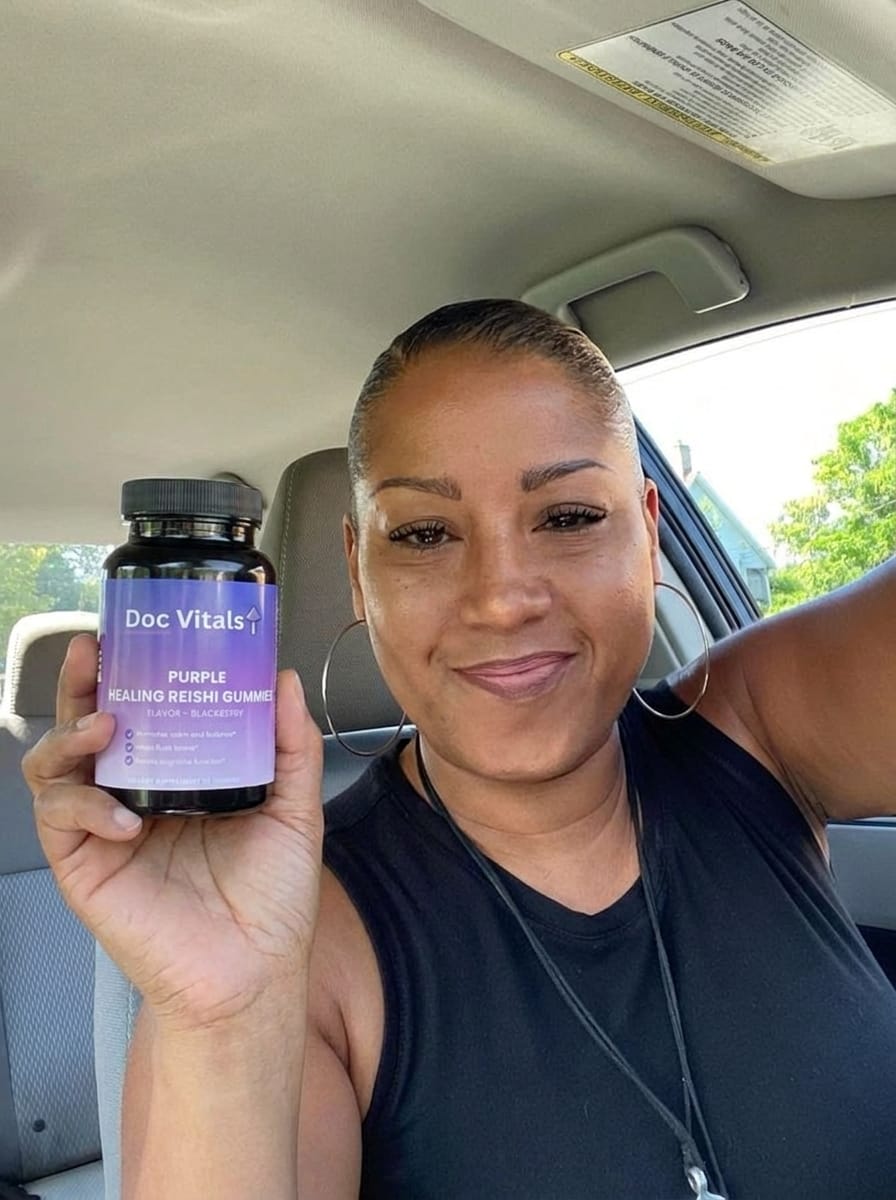 Customer photo review of Dr Sebi's Healing Purple Gummy