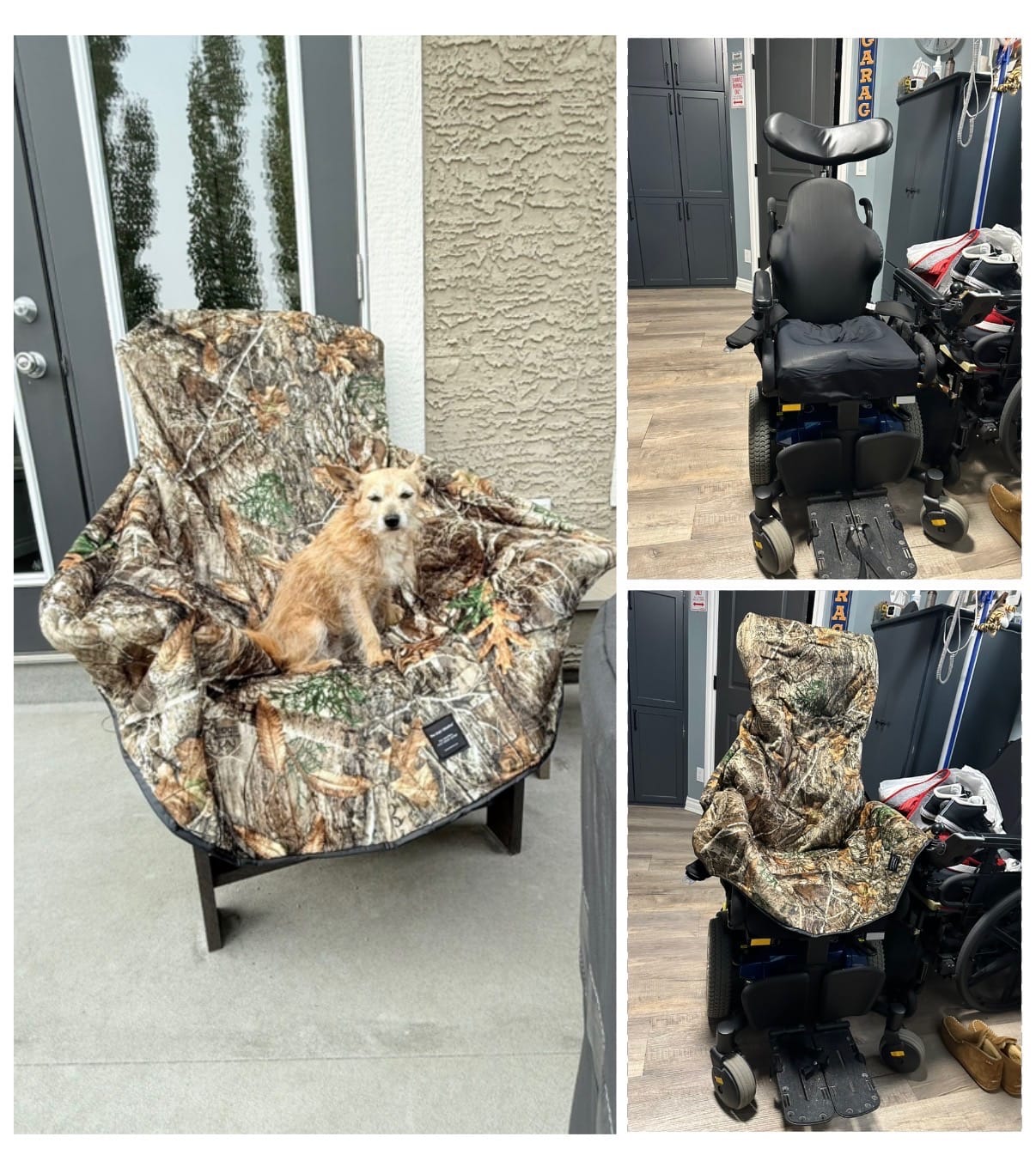Customer photo review of The Chair Blanket