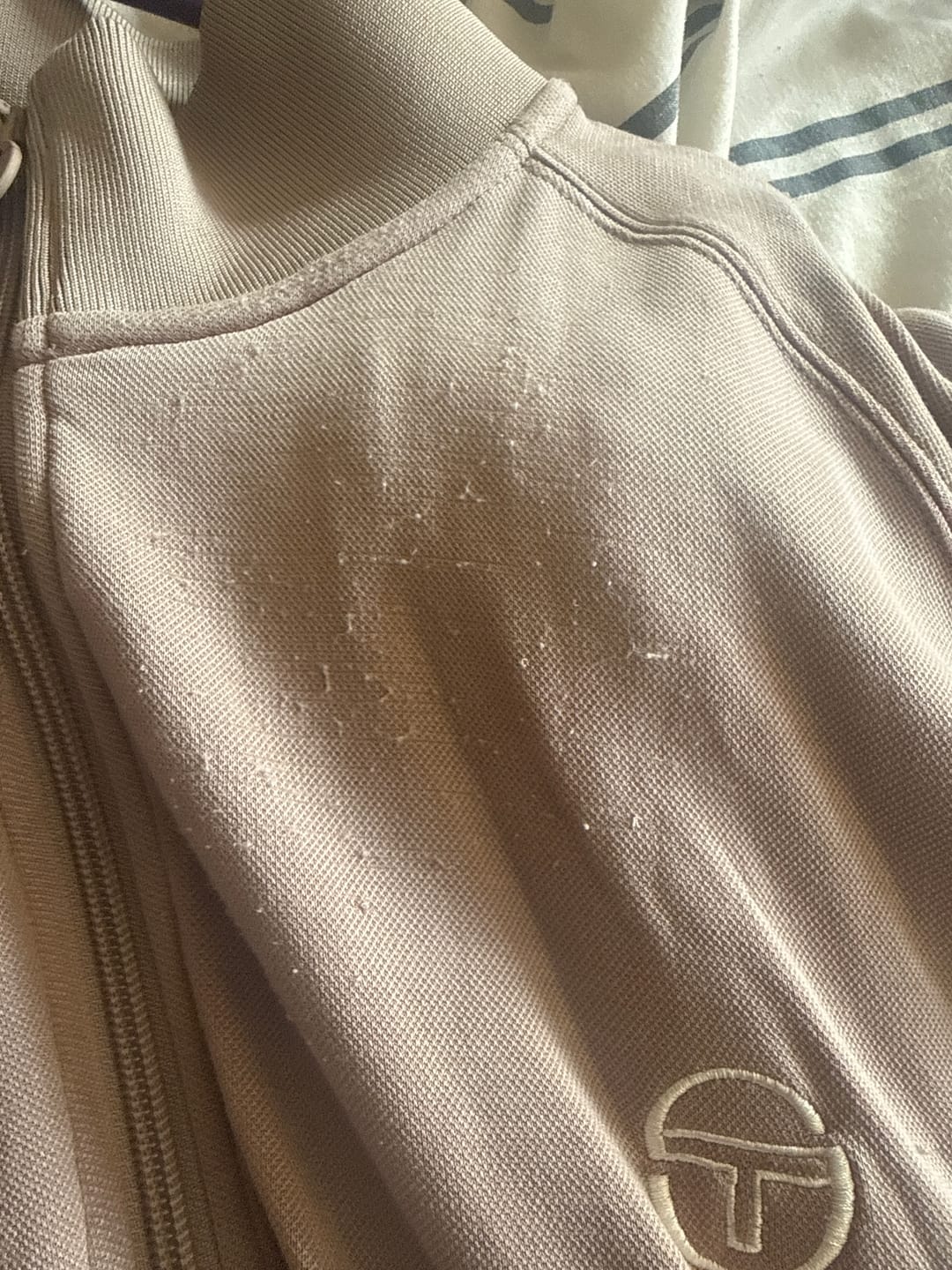 Customer photo review of Bussola Track Jacket- Taupe Grey