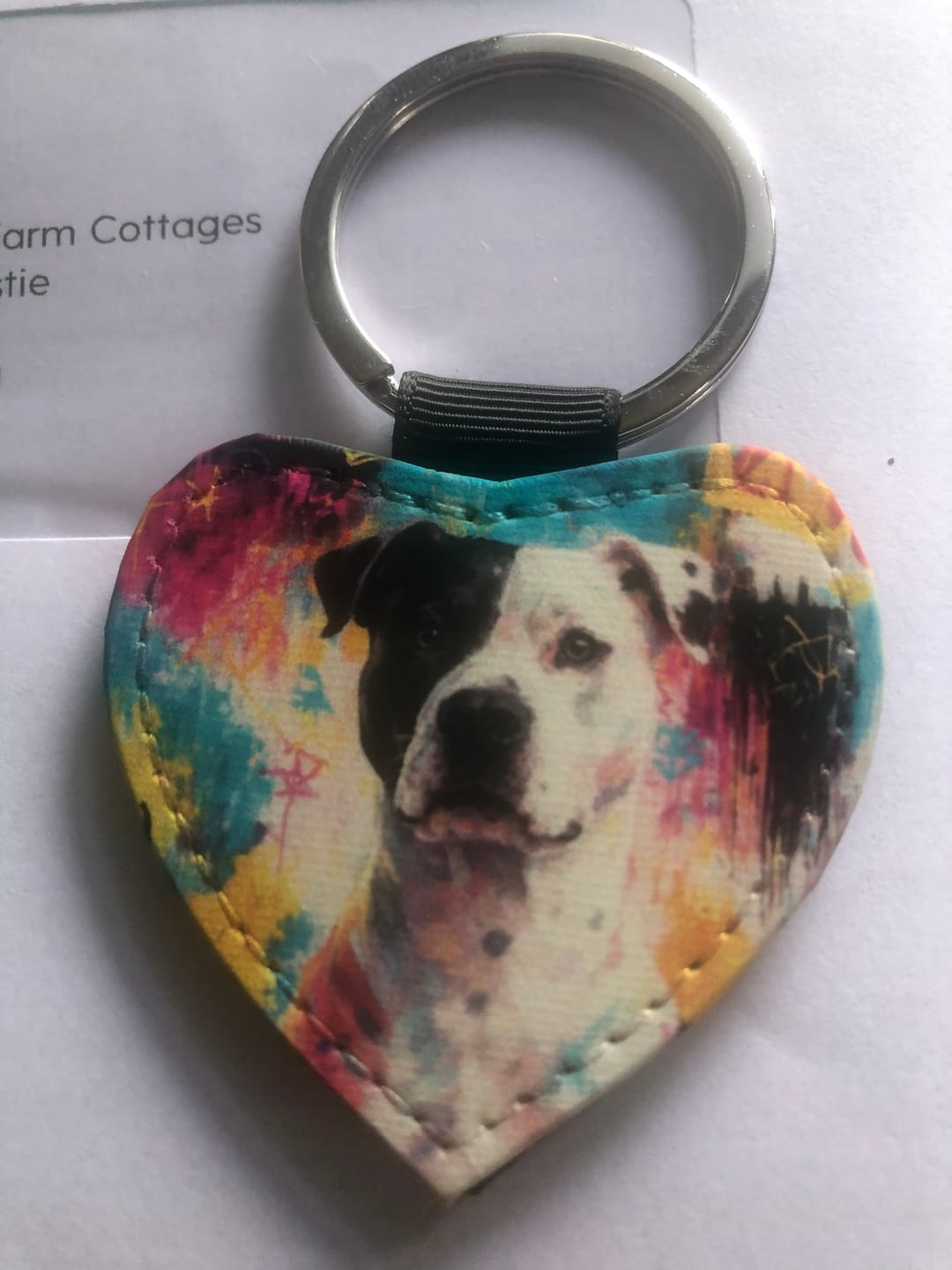 Customer photo review of Graffiti - Personalised Keychain