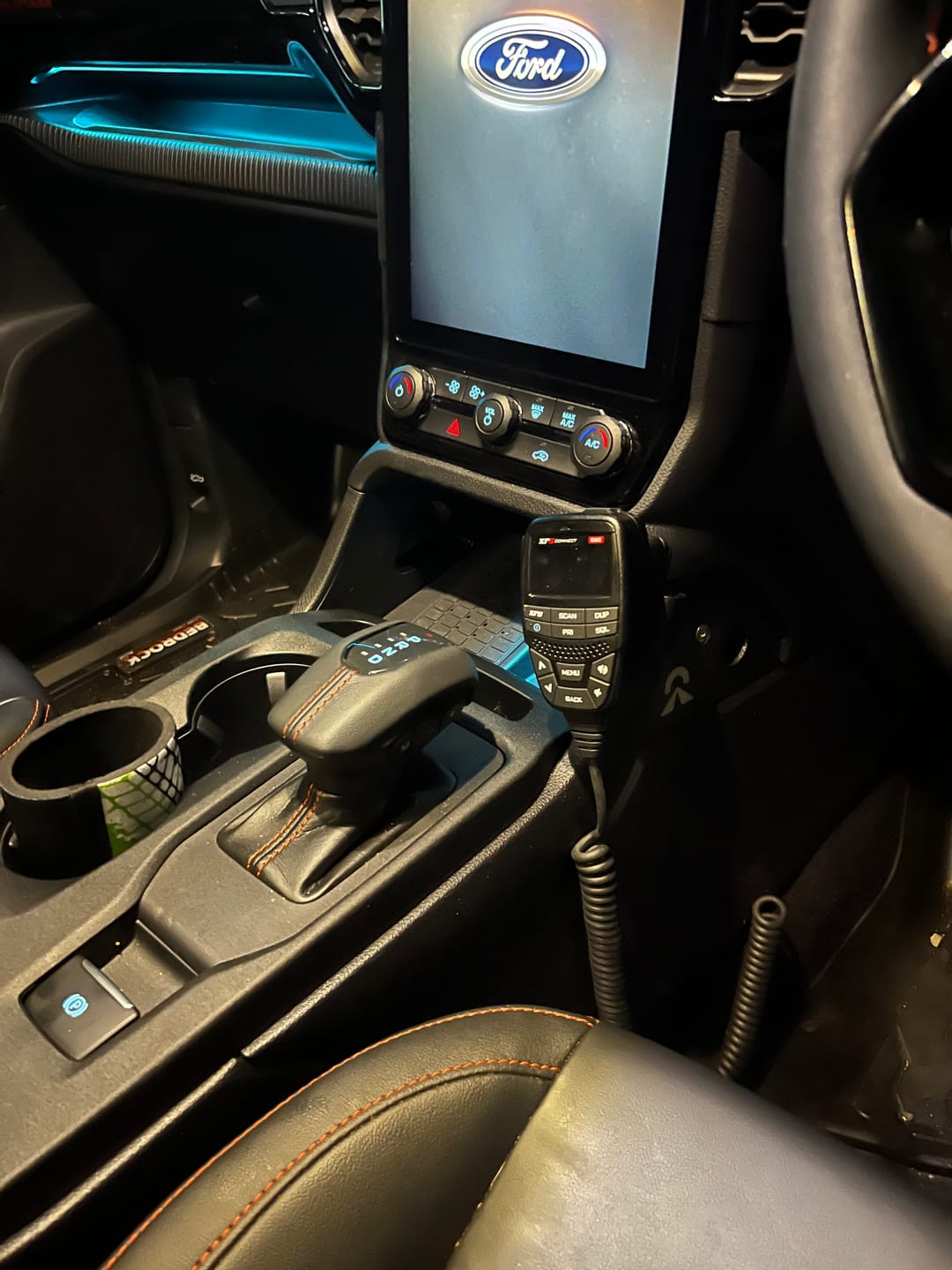 Customer photo review of UHF Handpiece Mount - Ford Ranger NextGen & Super Duty & Everest - Centre Console