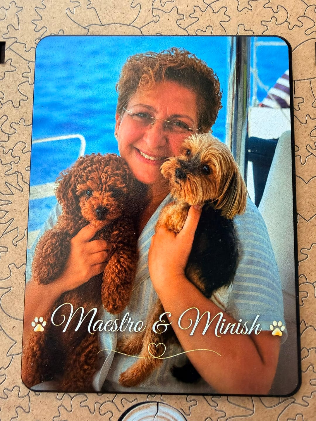 Customer photo review of Kişisel Tasarım - Ahşap Puzzle