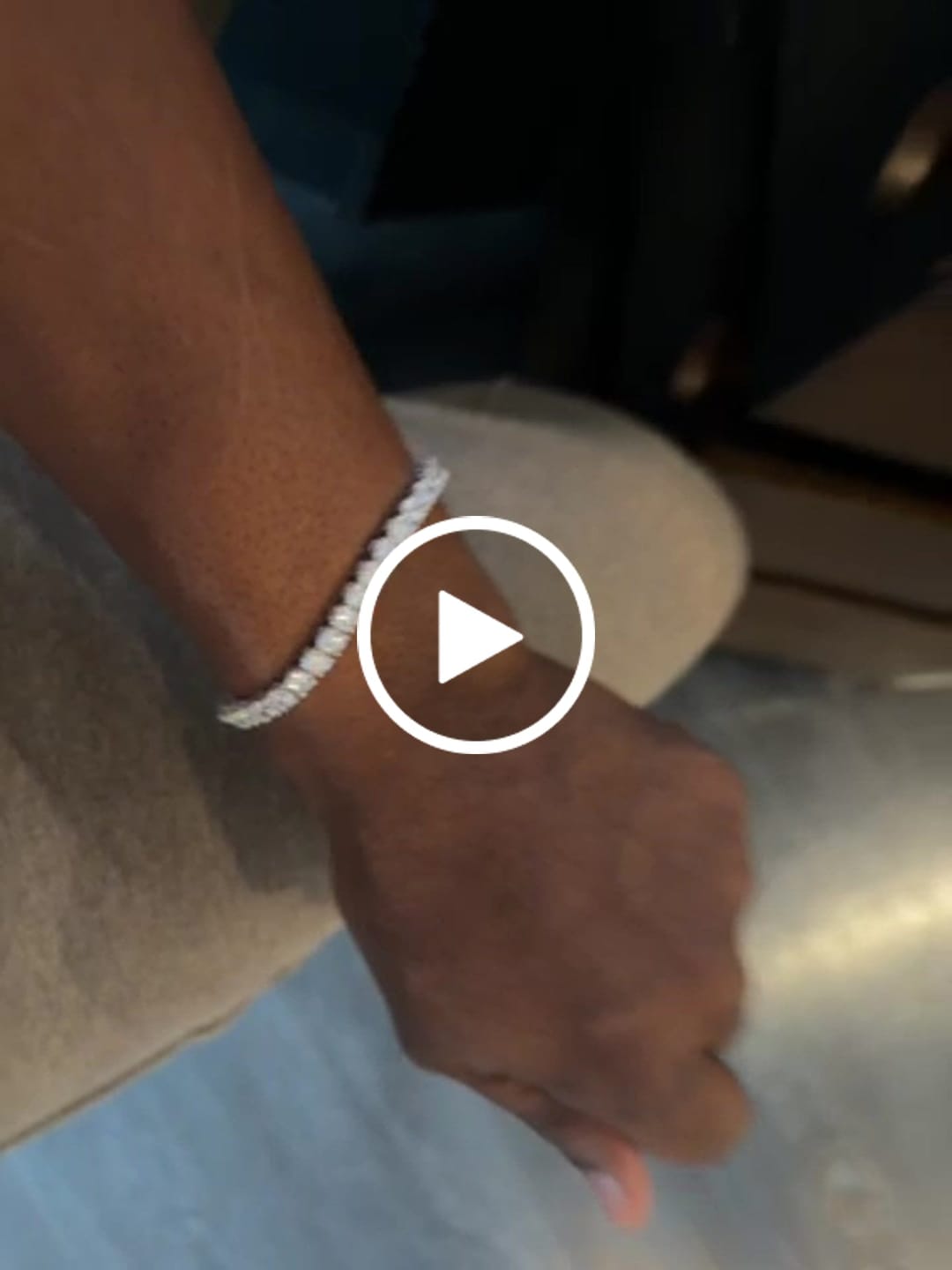 Customer video review of 5mm Moissanite Tennis Bracelet - Silver - D Color - VVS1